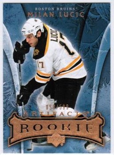 #240 Milan Lucic - Boston Bruins - 2007-08 Upper Deck Artifacts Hockey