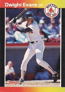 #240 Dwight Evans - Boston Red Sox - 1989 Donruss Baseball