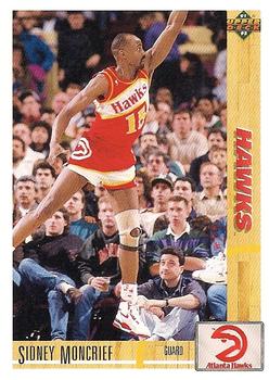 #240 Sidney Moncrief - Atlanta Hawks - 1991-92 Upper Deck Basketball