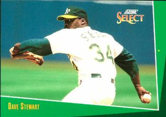 #240 Dave Stewart - Oakland Athletics - 1993 Select Baseball