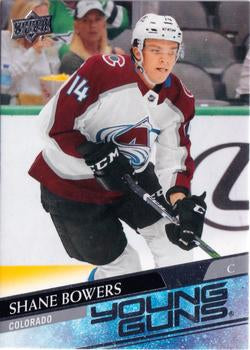 #240 Shane Bowers - Colorado Avalanche - 2020-21 Upper Deck Hockey
