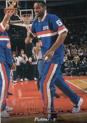 #240 Otis Thorpe - Detroit Pistons - 1995-96 Upper Deck Basketball