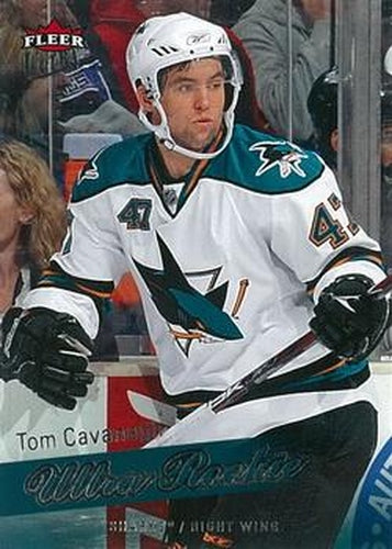 #240 Tom Cavanagh - San Jose Sharks - 2008-09 Ultra Hockey