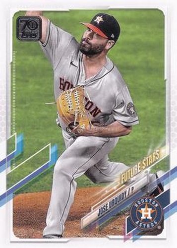 #240 Jose Urquidy - Houston Astros - 2021 Topps Baseball