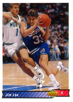 #241 Jim Les - Sacramento Kings - 1992-93 Upper Deck Basketball