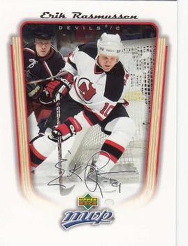 #241 Erik Rasmussen - New Jersey Devils - 2005-06 Upper Deck MVP Hockey