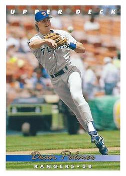 #241 Dean Palmer - Texas Rangers - 1993 Upper Deck Baseball