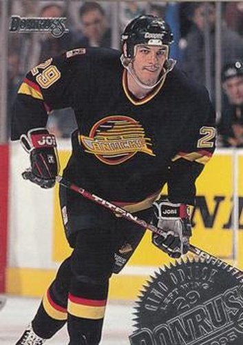 #241 Gino Odjick - Vancouver Canucks - 1994-95 Donruss Hockey