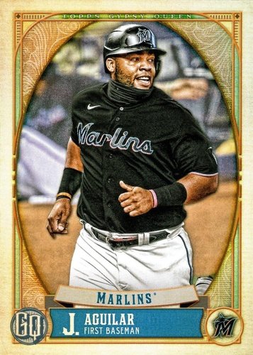 #241 Jesus Aguilar - Miami Marlins - 2021 Topps Gypsy Queen Baseball
