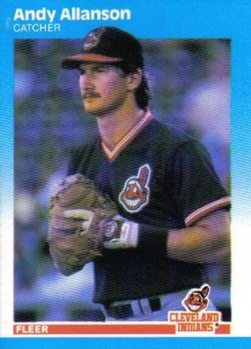 #241 Andy Allanson - Cleveland Indians - 1987 Fleer Baseball