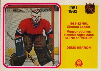 #241 Denis Herron - Montreal Canadiens - 1982-83 O-Pee-Chee Hockey