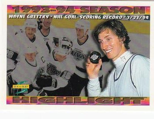 #241 Wayne Gretzky - Los Angeles Kings - 1994-95 Score Hockey