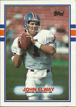 #241 John Elway - Denver Broncos - 1989 Topps Football