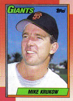 #241 Mike Krukow - San Francisco Giants - 1990 Topps Baseball