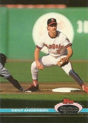 #241 Kent Anderson - California Angels - 1991 Stadium Club Baseball