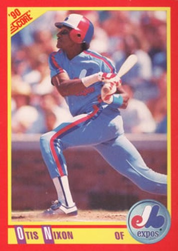#241 Otis Nixon - Montreal Expos - 1990 Score Baseball