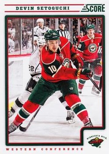 #241 Devin Setoguchi - Minnesota Wild - 2012-13 Score Hockey