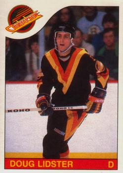 #241 Doug Lidster - Vancouver Canucks - 1985-86 O-Pee-Chee Hockey