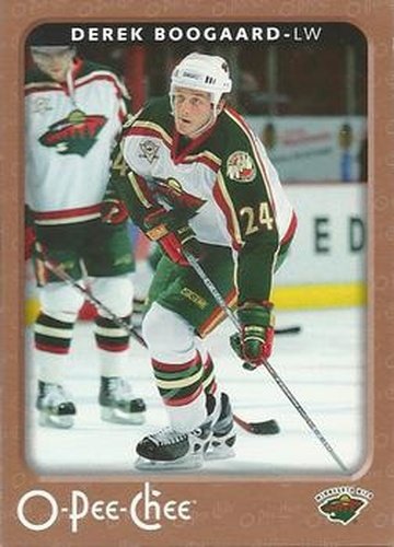 #241 Derek Boogaard - Minnesota Wild - 2006-07 O-Pee-Chee Hockey