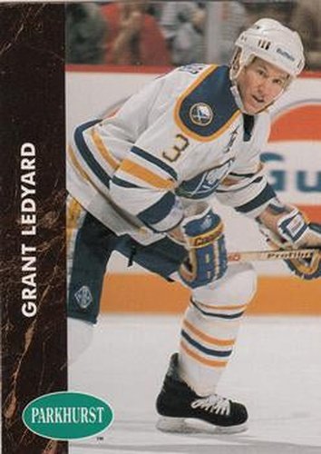 #241 Grant Ledyard - Buffalo Sabres - 1991-92 Parkhurst Hockey