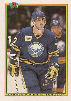 #241 Pierre Turgeon - Buffalo Sabres - 1990-91 Bowman Hockey