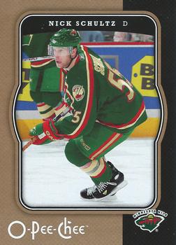 #241 Nick Schultz - Minnesota Wild - 2007-08 O-Pee-Chee Hockey