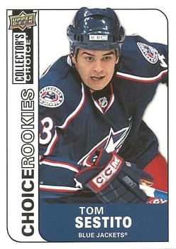 #241 Tom Sestito - Columbus Blue Jackets - 2008-09 Collector's Choice Hockey