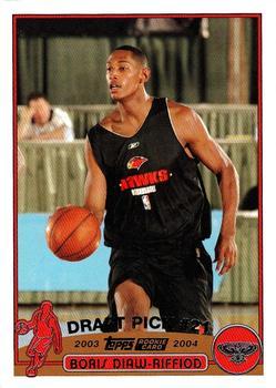 #241 Boris Diaw - Atlanta Hawks - 2003-04 Topps Basketball