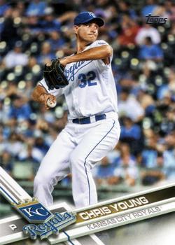 #241 Chris Young - Kansas City Royals - 2017 Topps Baseball
