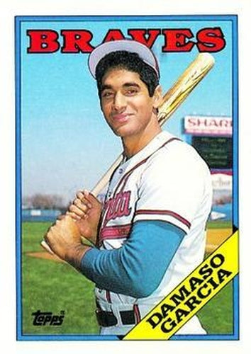 #241 Damaso Garcia - Atlanta Braves - 1988 Topps Baseball