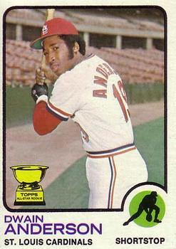 #241 Dwain Anderson - St. Louis Cardinals - 1973 Topps Baseball