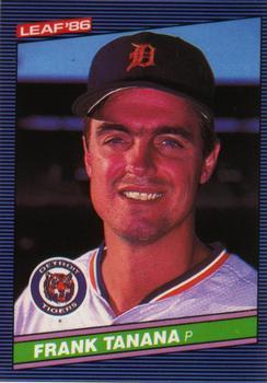 #241 Frank Tanana - Detroit Tigers - 1986 Leaf Baseball