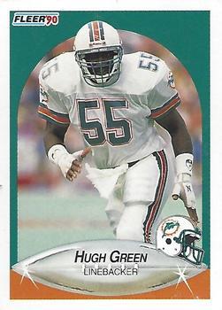 #241 Hugh Green - Miami Dolphins - 1990 Fleer Football