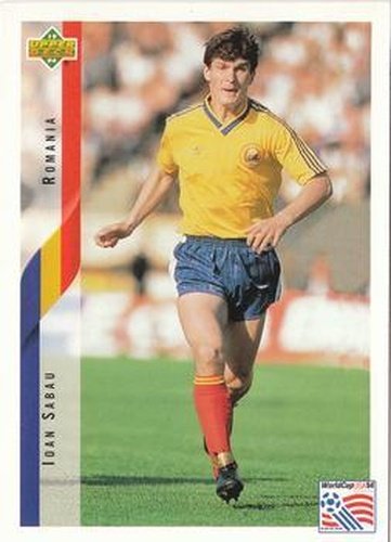 #241 Ioan Sabau - Romania - 1994 Upper Deck World Cup Contenders English/Spanish Soccer