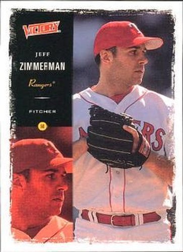 #241 Jeff Zimmerman - Texas Rangers - 2000 Upper Deck Victory Baseball