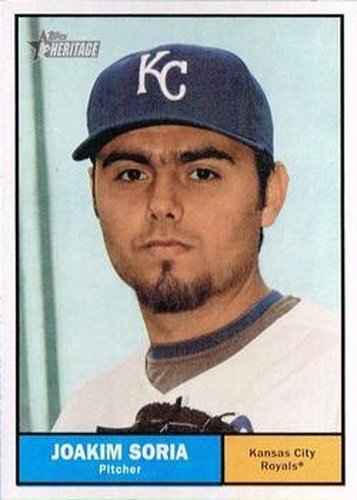 #241 Joakim Soria - Kansas City Royals - 2010 Topps Heritage Baseball
