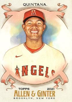 #241 Jose Quintana - Los Angeles Angels - 2021 Topps Allen & Ginter Baseball
