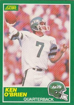 #241 Ken O'Brien - New York Jets - 1989 Score Football