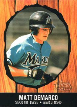#241 Matt DeMarco - Florida Marlins - 2003 Bowman Heritage Baseball