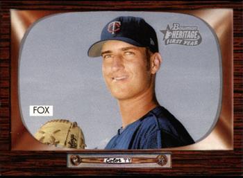 #241 Matt Fox - Minnesota Twins - 2004 Bowman Heritage Baseball