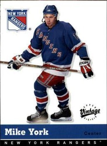 #241 Mike York - New York Rangers - 2000-01 Upper Deck Vintage Hockey