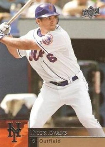 #241 Nick Evans - New York Mets - 2009 Upper Deck Baseball