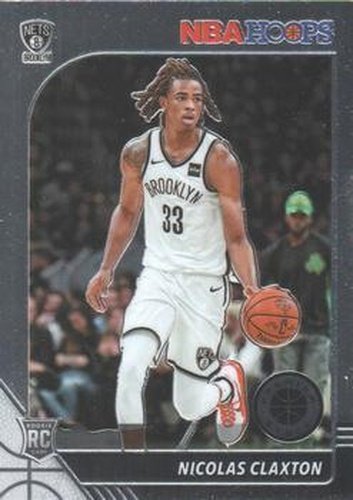 #241 Nicolas Claxton - Brooklyn Nets - 2019-20 Hoops Premium Stock Basketball