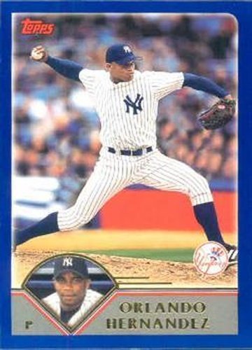 #241 Orlando Hernandez - New York Yankees - 2003 Topps Baseball