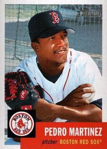 #241 Pedro Martinez - Boston Red Sox - 2002 Topps Heritage Baseball