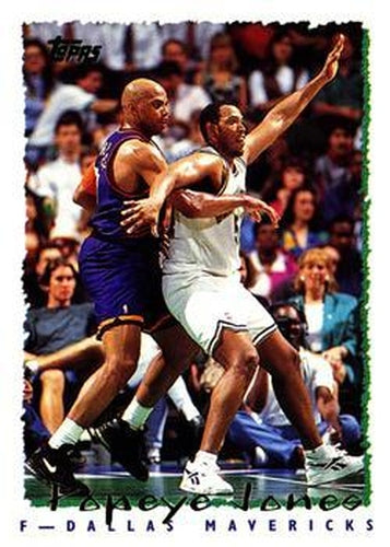 #241 Popeye Jones - Dallas Mavericks - 1994-95 Topps Basketball