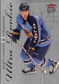#241 Scott Lehman - Atlanta Thrashers - 2009-10 Ultra Hockey