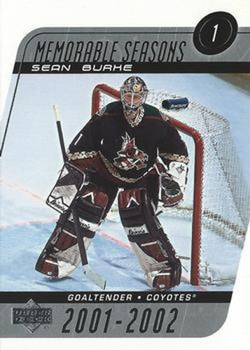 #241 Sean Burke - Phoenix Coyotes - 2002-03 Upper Deck Hockey