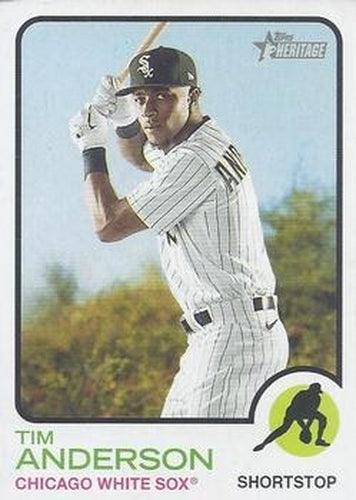 #241 Tim Anderson - Chicago White Sox - 2022 Topps Heritage Baseball