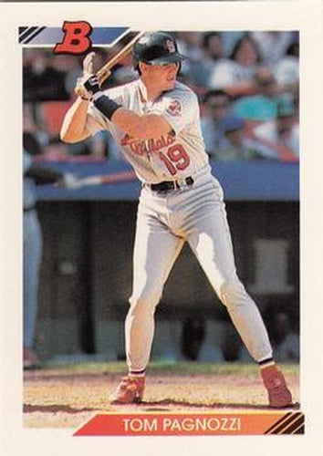#241 Tom Pagnozzi - St. Louis Cardinals - 1992 Bowman Baseball